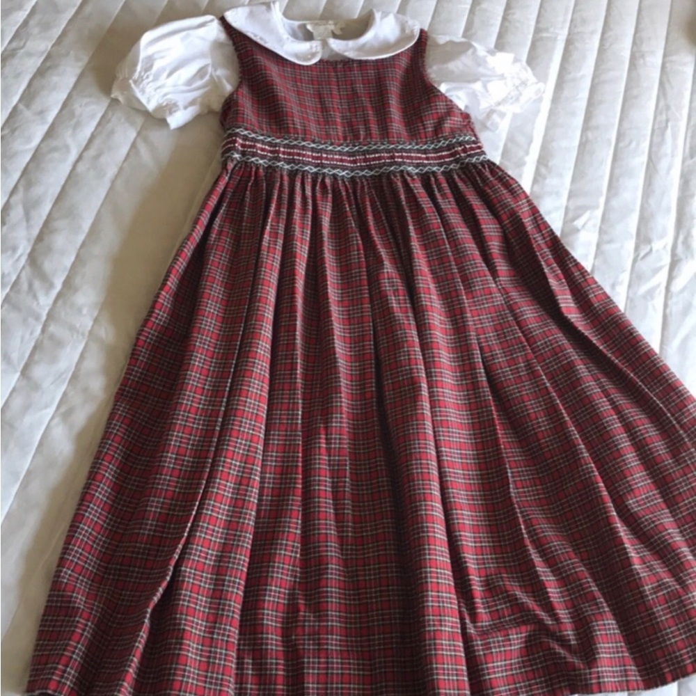 Strasburg Red and White Holiday Dress